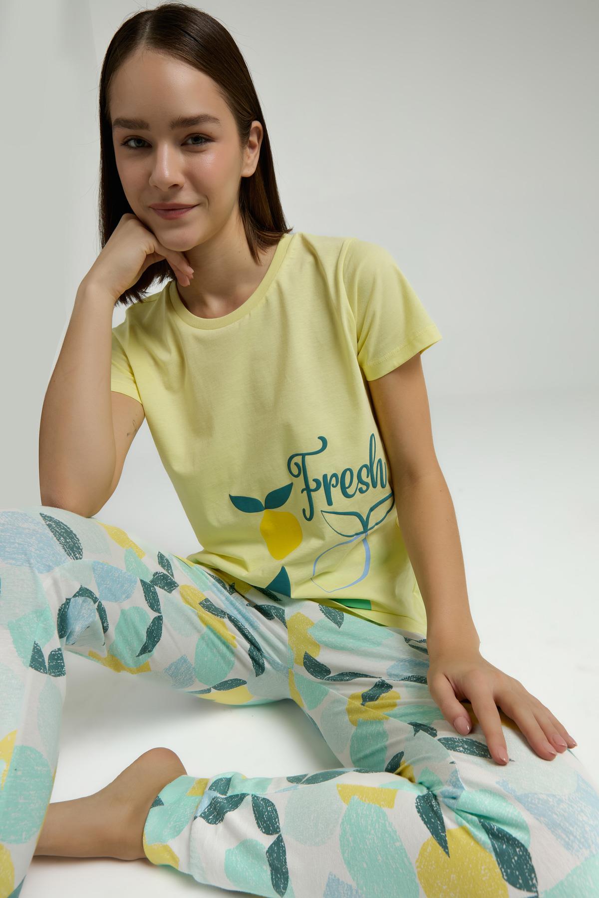 RolyPoly 3617-S Kadın Kısa Kollu Pijama Takımı