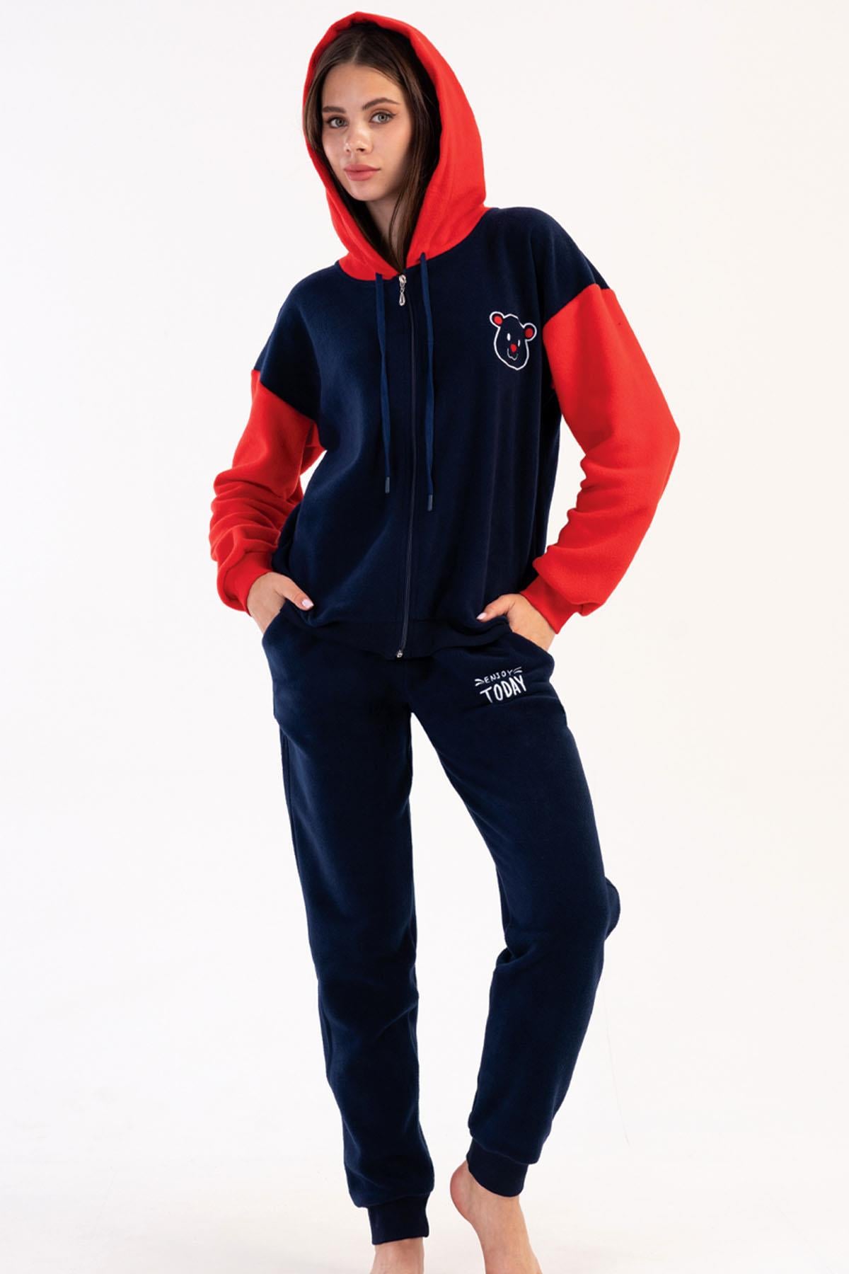 Vienetta 3030530000 Kadın Uzun Kollu Polar Pijama Takımı