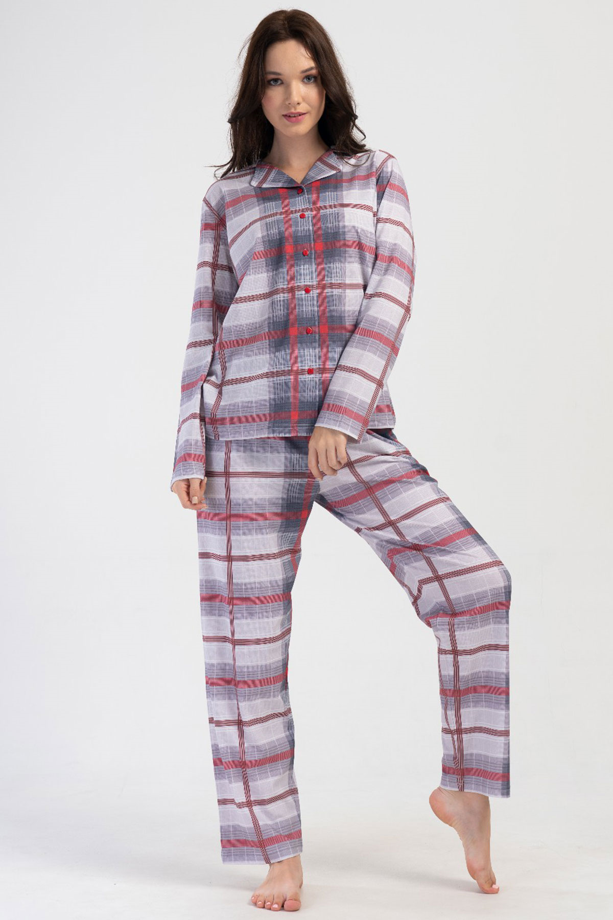 Vienetta 4050560943 Kadın Uzun Kollu B.B.Pijama Takımı