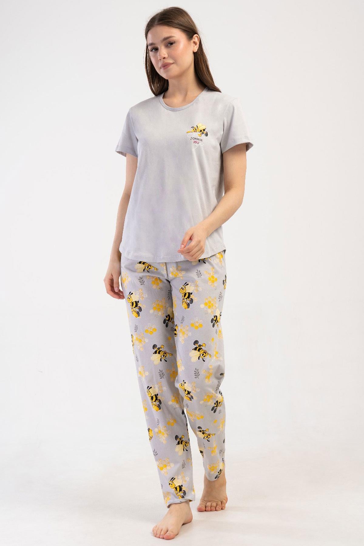 Vienetta 4082918401 Kadın Kısa Kollu Pijama Takımı