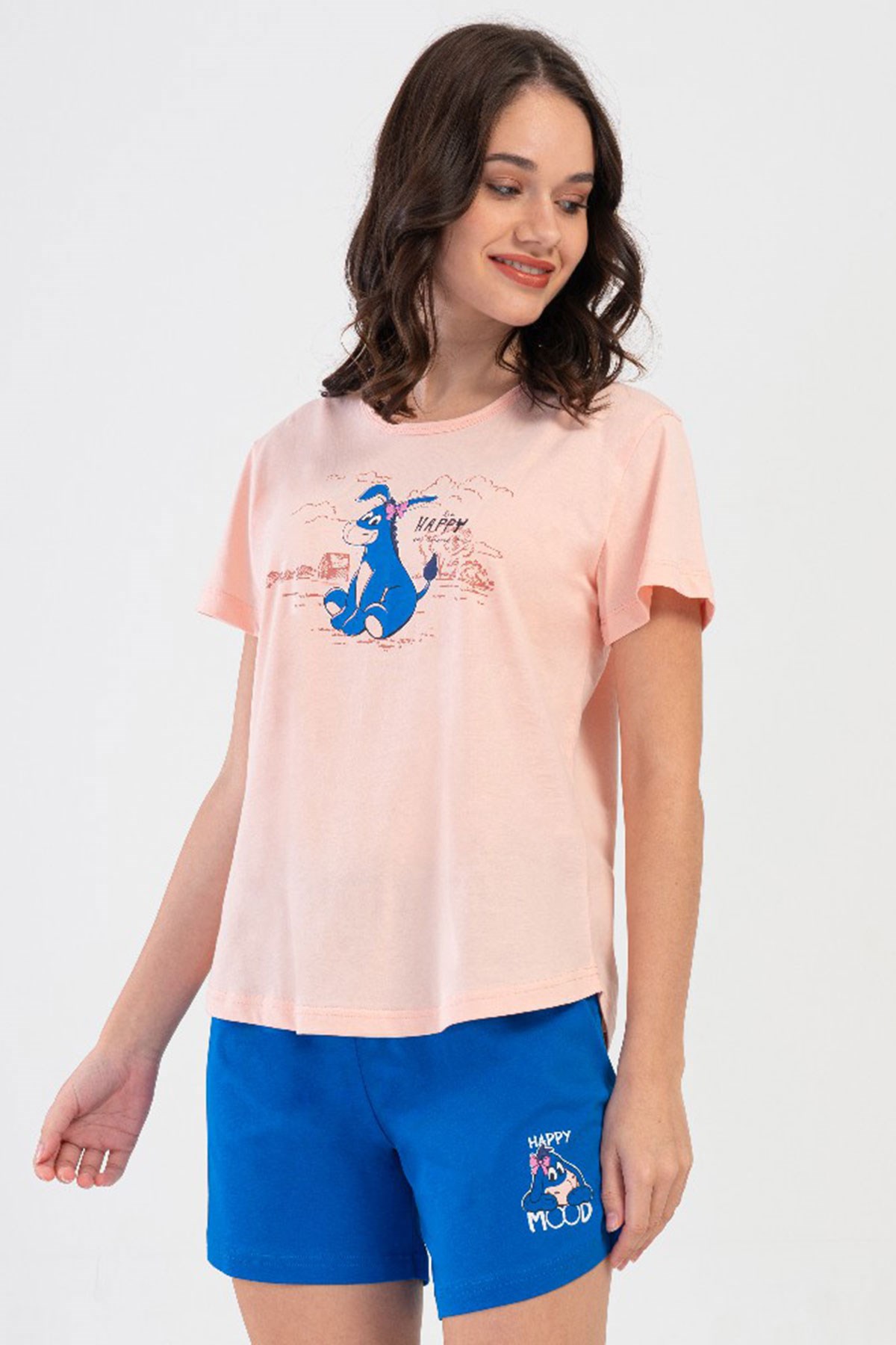 Vienetta 4084110000 Kadın Kısa Kol Şortlu Pijama Takımı