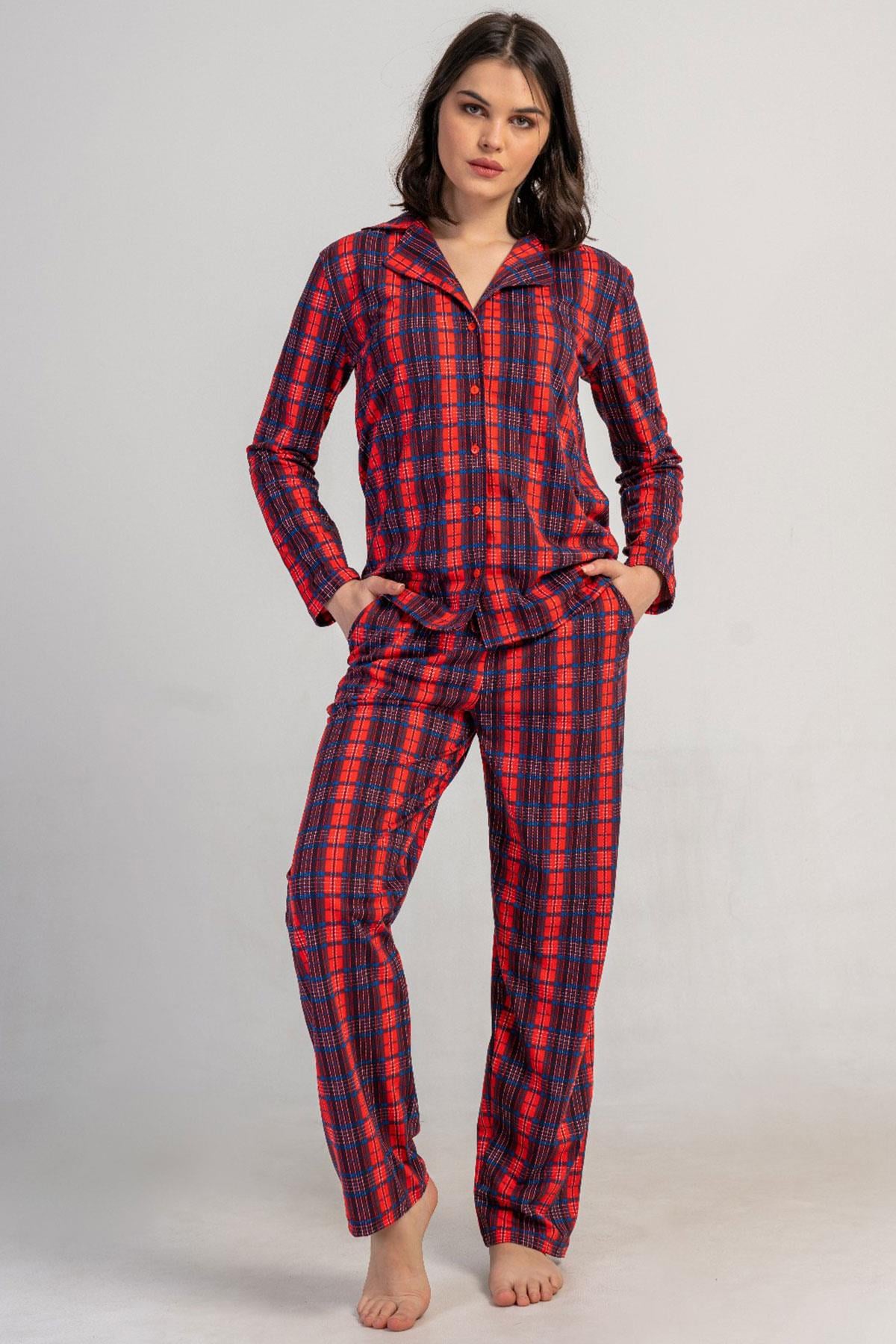 Vienetta 5032830415 Kadın Uzun Kollu Pijama Takımı