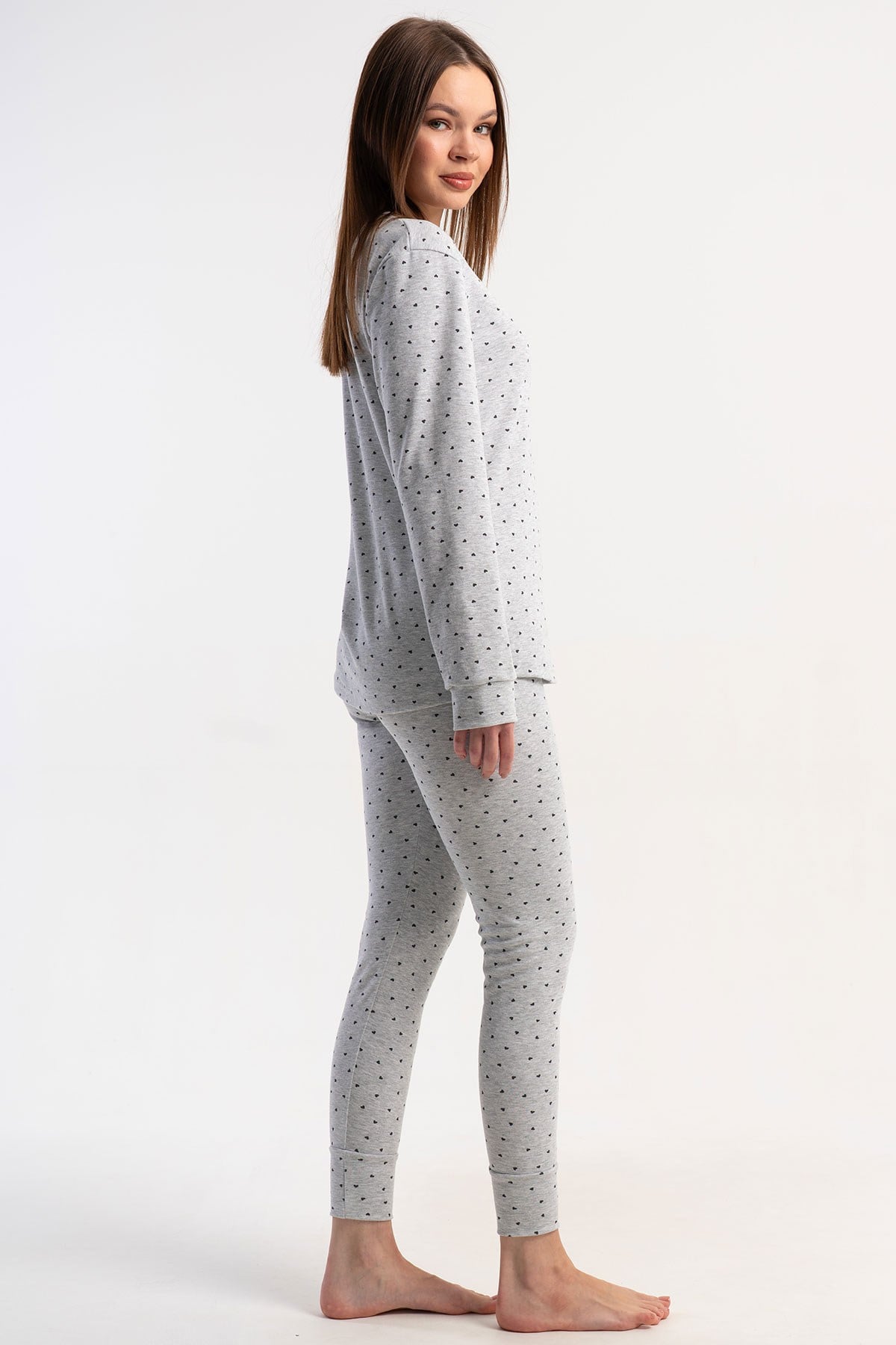 Vienetta 5110010001 Kadın Uzun Kol Pijama Takımı