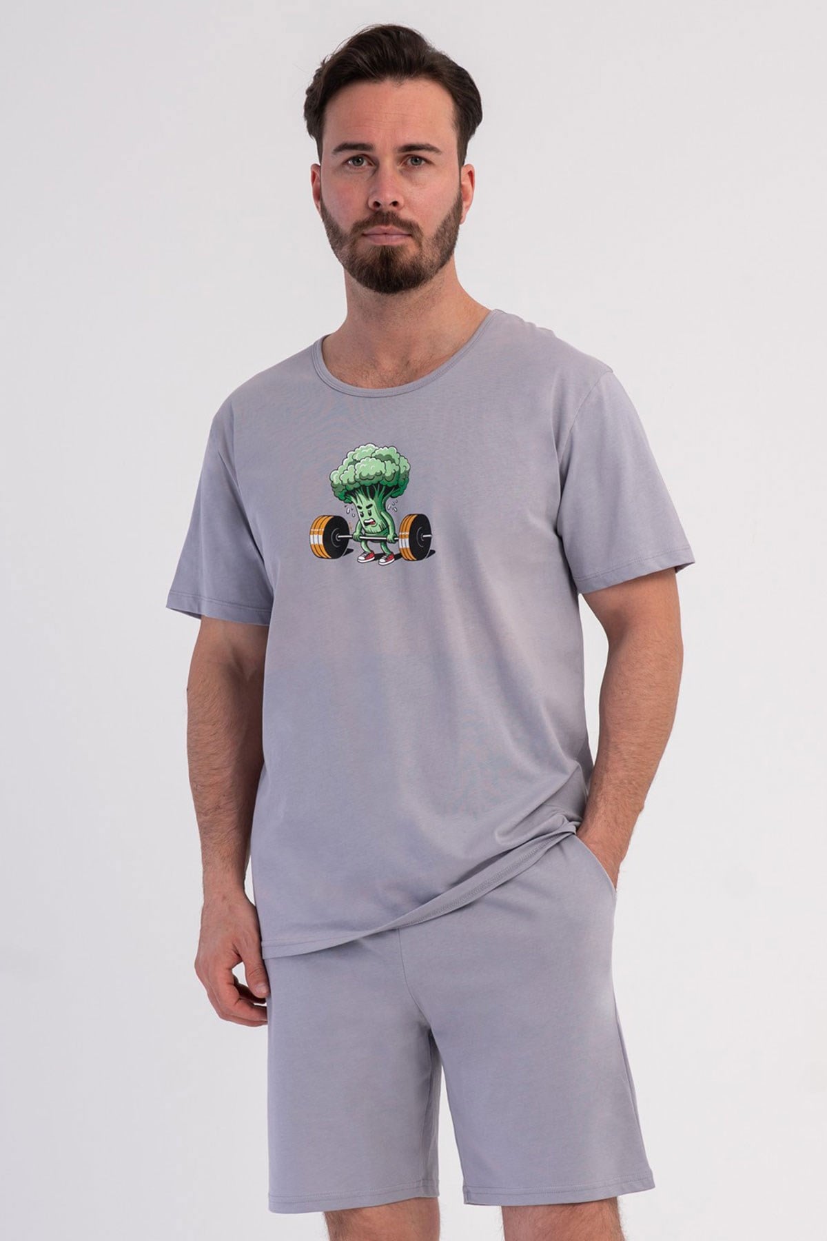 Vienetta 6011320000 Erkek Kısa Kol Şortlu Pijama Takımı
