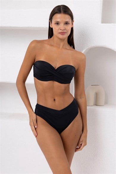 Lapieno 264266 Kadın Kaplı Straplez Bikini Takım