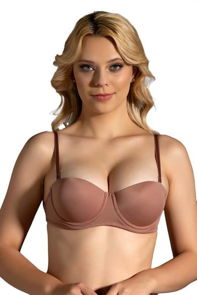 New Bra 338315 Sırtı Şeffaf Dekolte Destekli Sütyen