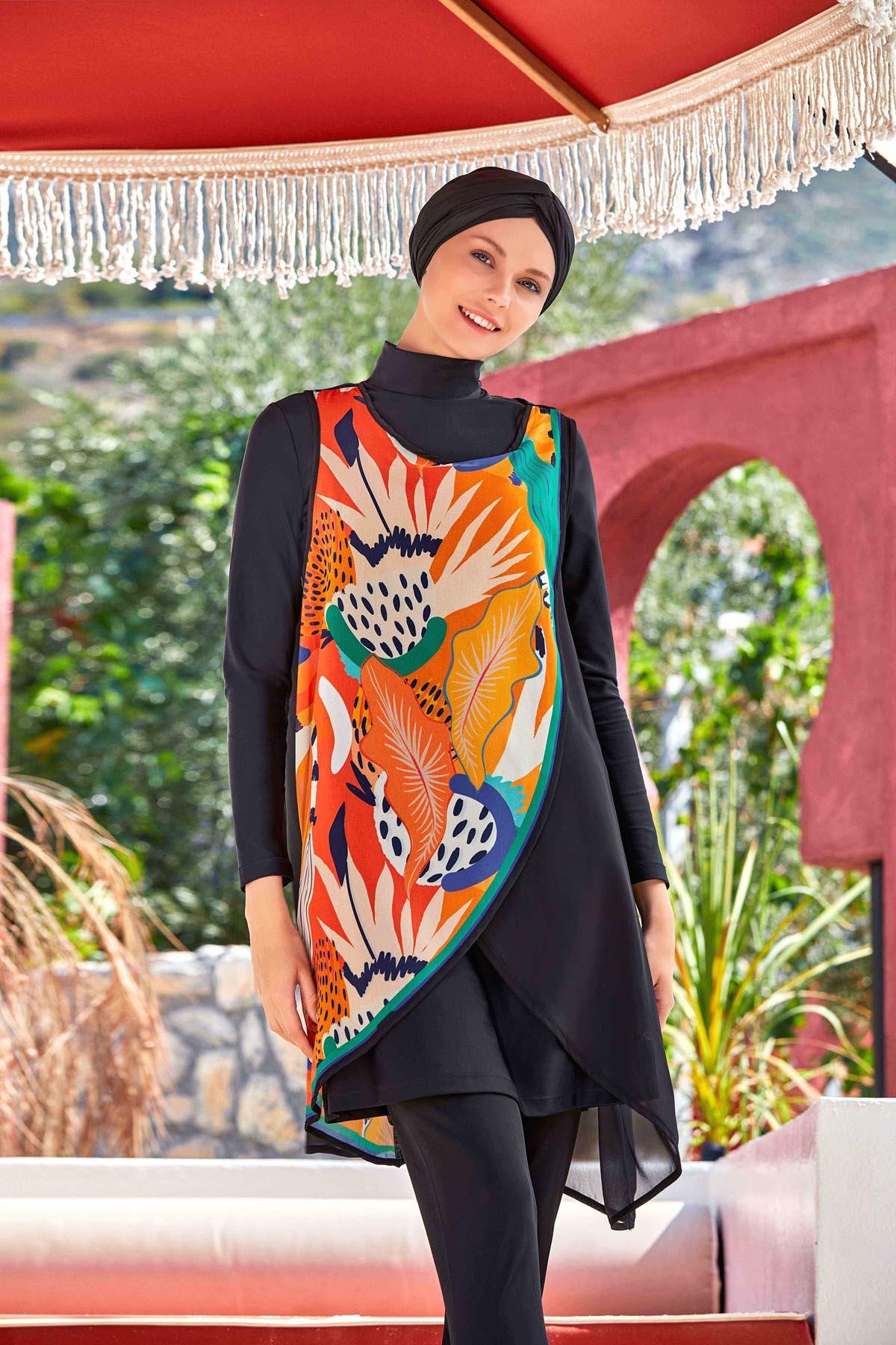 Adasea 4562 Kadın Tam Kapalı Tesettür Mayo