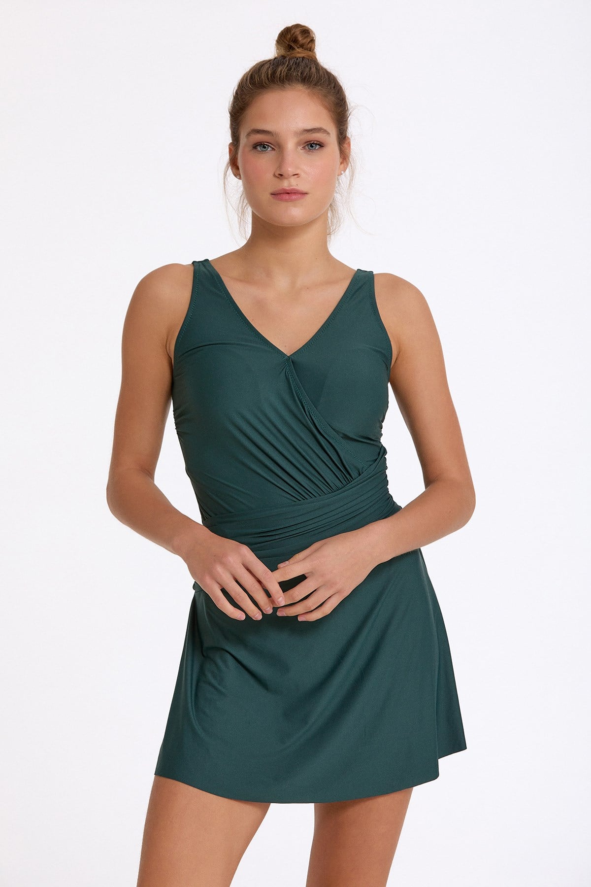 Argento 0591-3049 Kadın Elbiseli Mayo