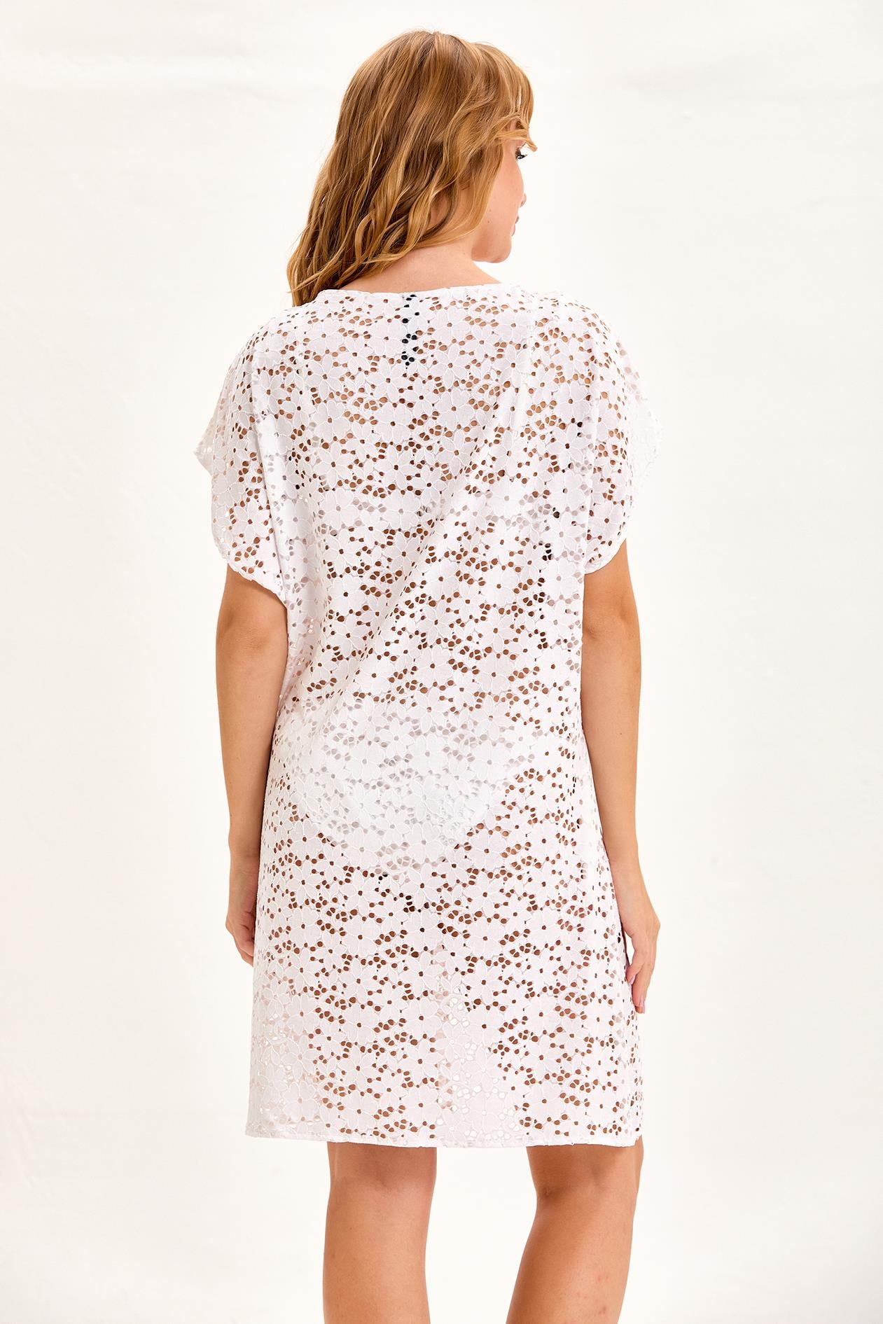 Argento 2107-2080 Kadın Önü Açık Kısa Kaftan