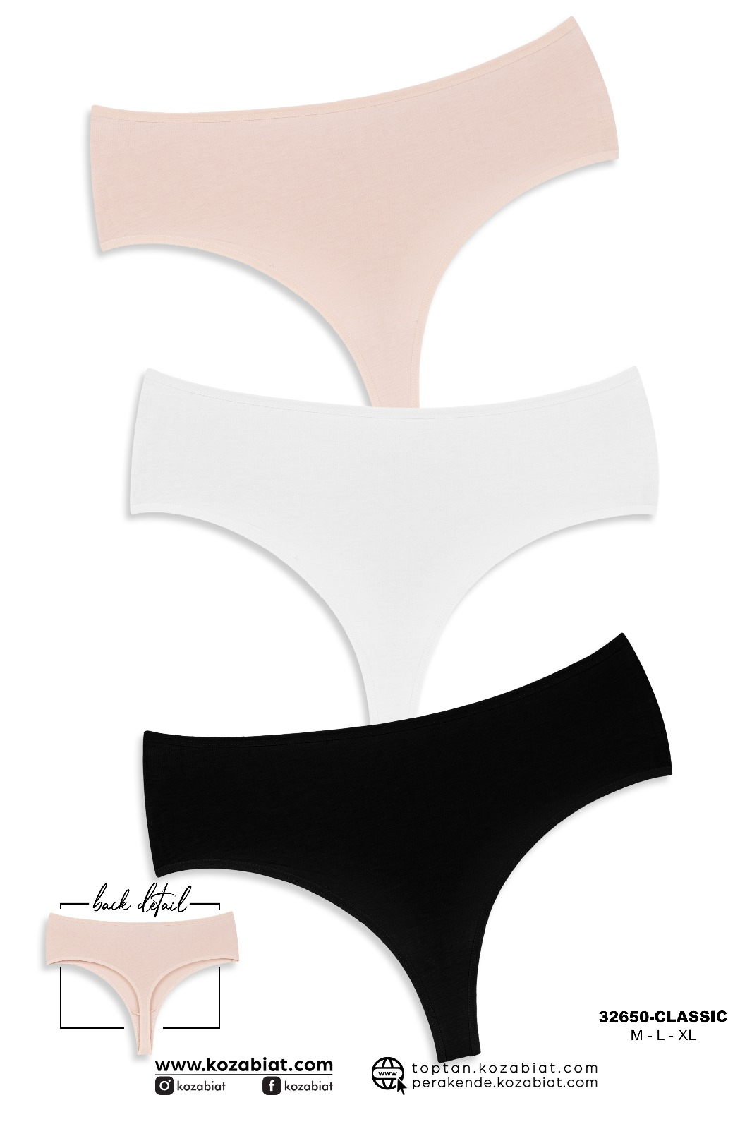 Dominant 32650 Classıc Kadın Tanga Külot