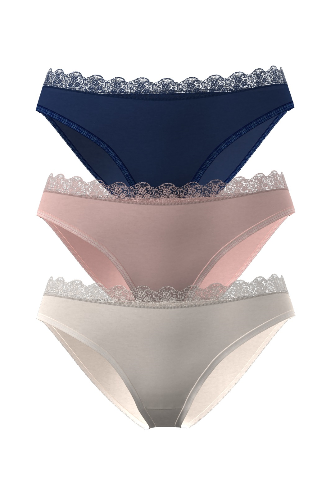 Dominant 39750-559 Kadın Desenli 3 lü Külot