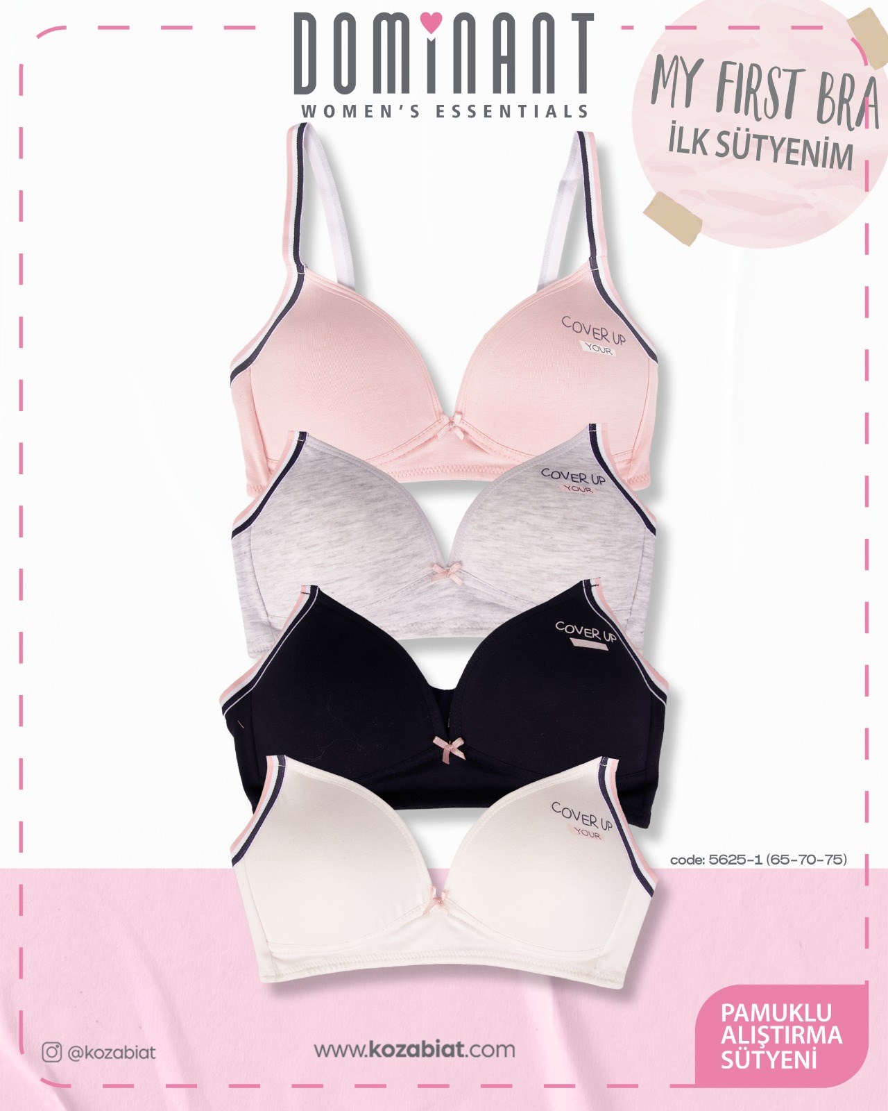 Dominant Kadın Desteksiz Başlangıç Sütyeni