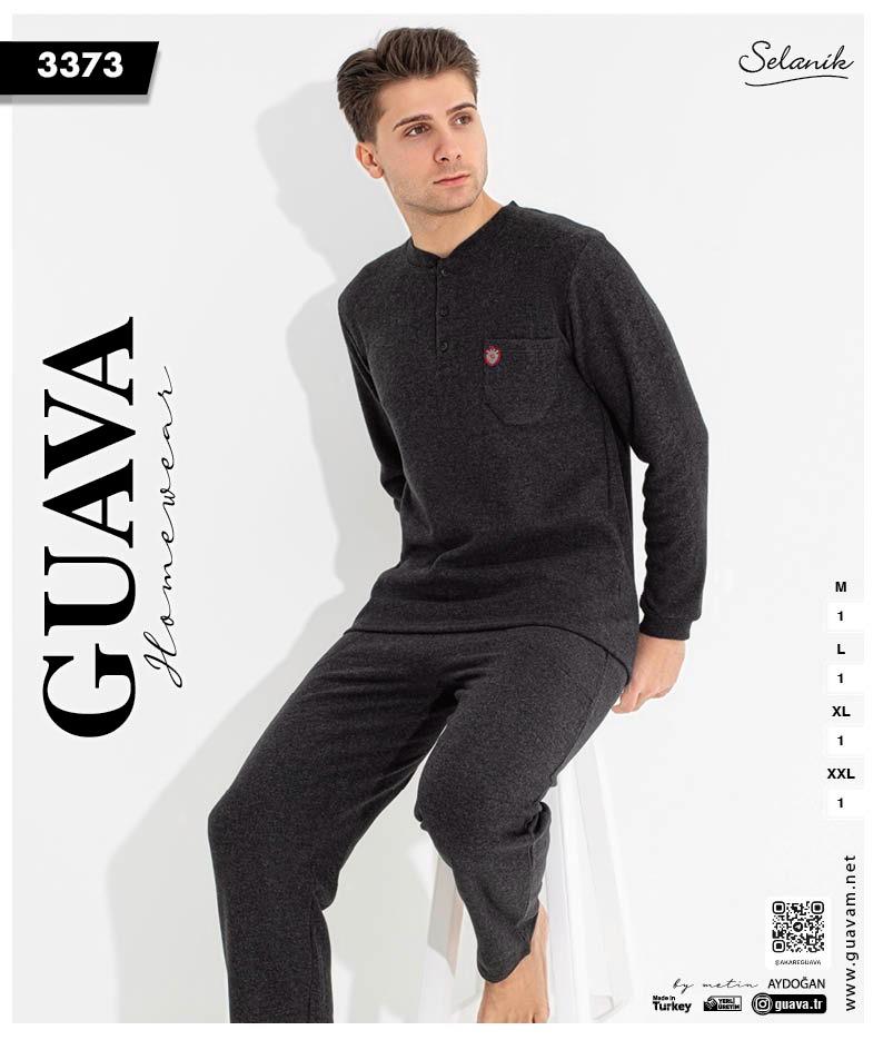 Guava 3373 Erkek Uzun Kollu Pijama Takımı