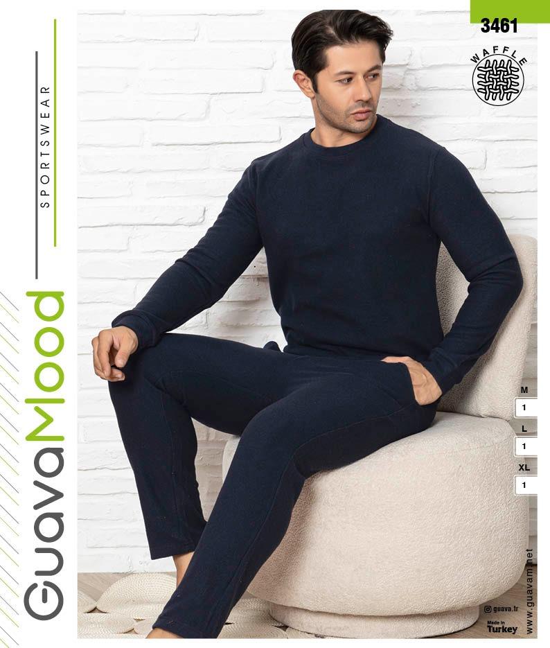 Guava 3461 Erkek Uzun Kollu Pijama Takımı