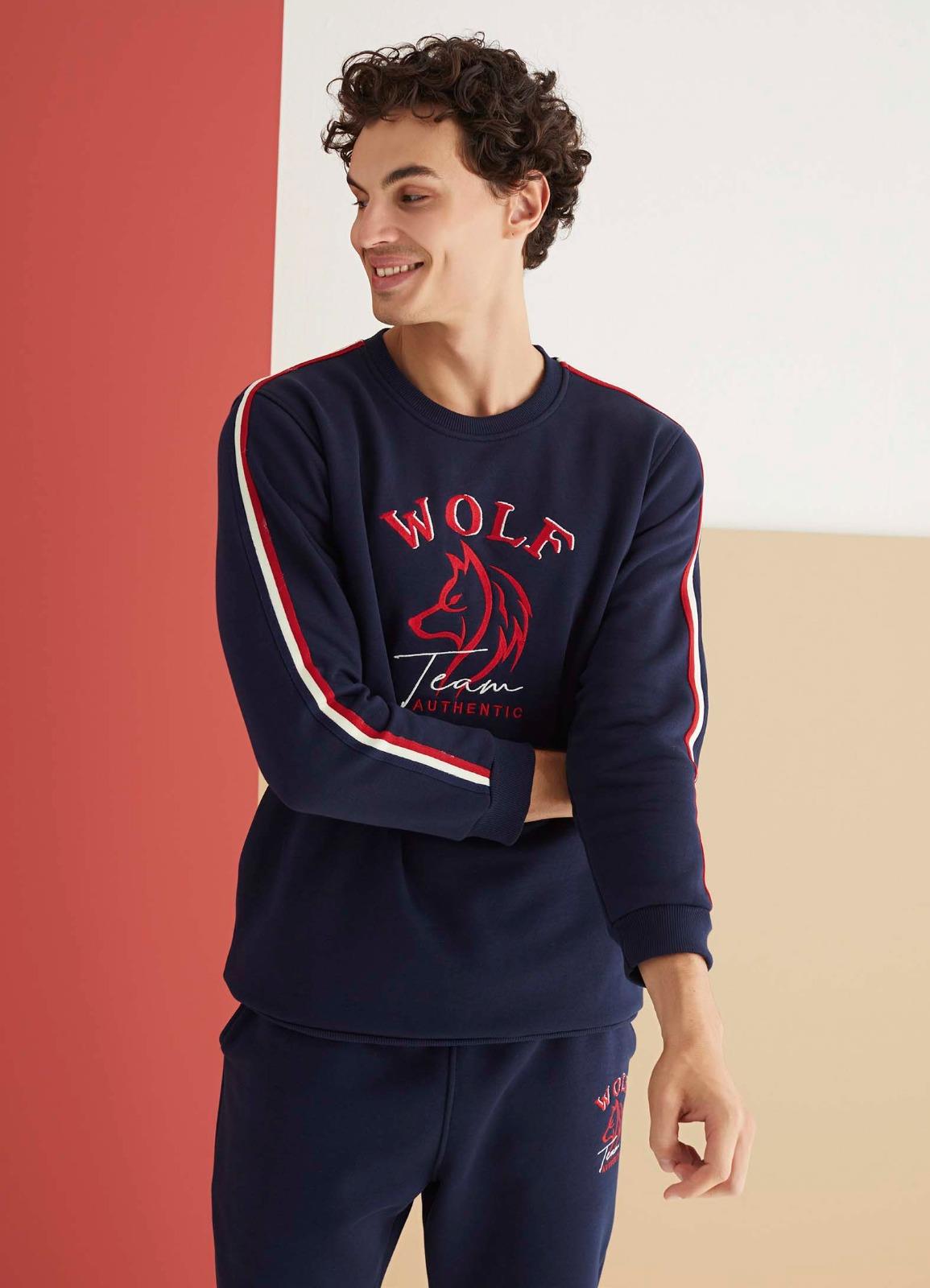 Ibıza 5902 Erkek 3 İplik Uzun Kollu Eşofman Takımı