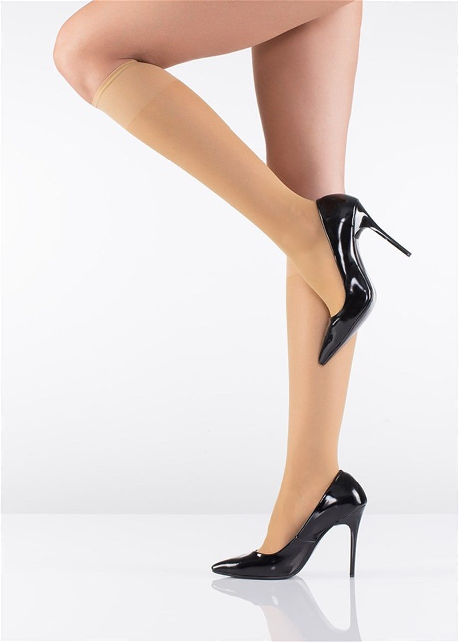 İtaliana (Ten) Fit 40 Mat Dizaltı Çorap 1181