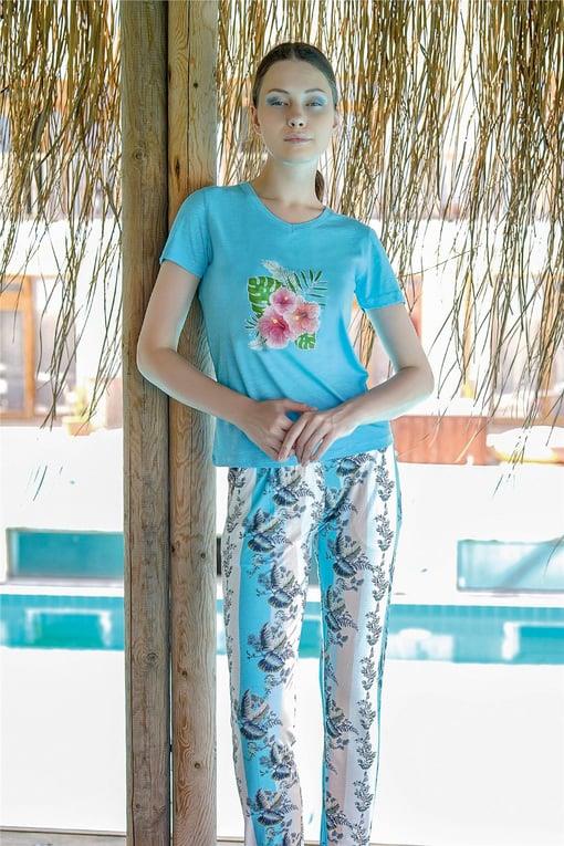 Jiber 10013 Kadın Kısa Kol Pijama Takımı