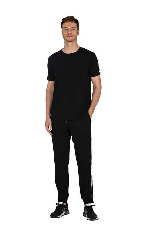 Jiber 15201 Erkek Kısa Kol Şeritli Pijama Takımı