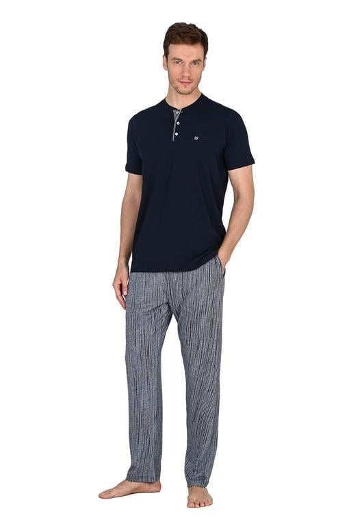 Jiber 15207 Erkek Kısa Kollu Pijama Takımı