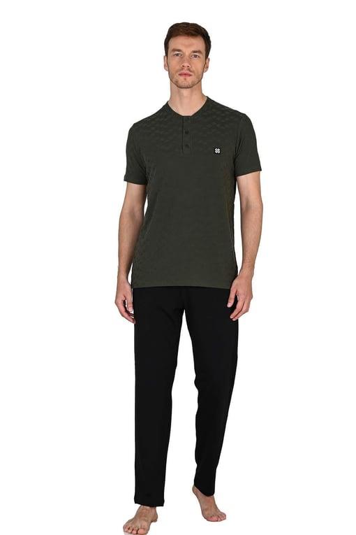 Jiber 15211 Erkek Kısa Kollu Pijama Takımı