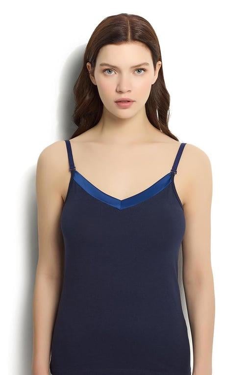 Jiber 625 Kadın Saten Yakalı Ayar Askılı Atlet