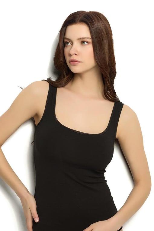 Jiber 627 Kadın Tül Detaylı Askılı Atlet