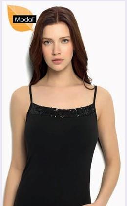 Jiber 628 Kadın Pullu İp Askılı Atlet