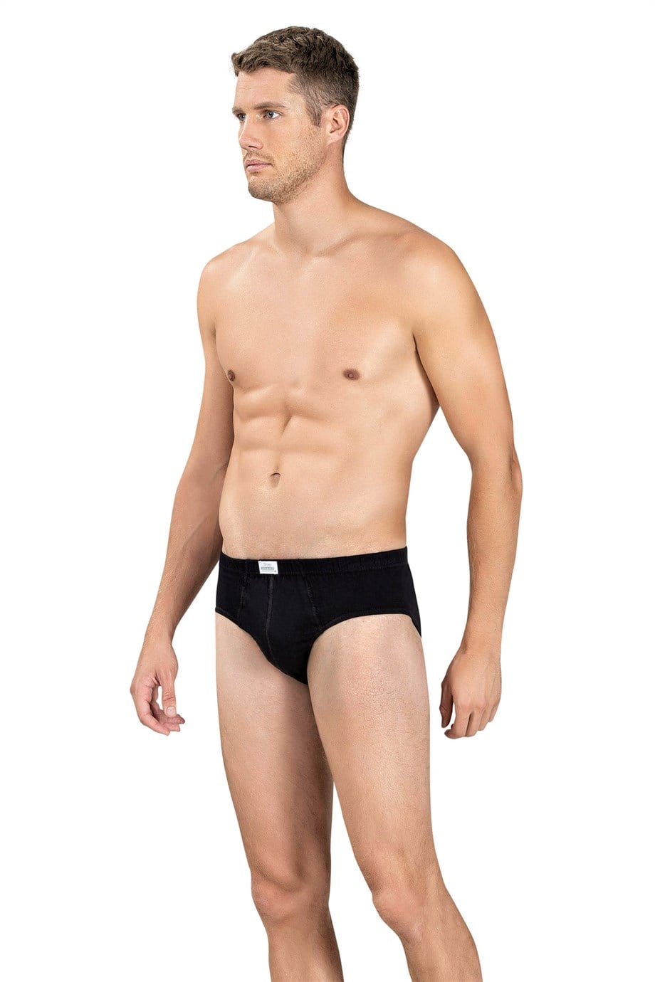 Jiber Erkek (Siyah) Pamuklu Slip Külot 129