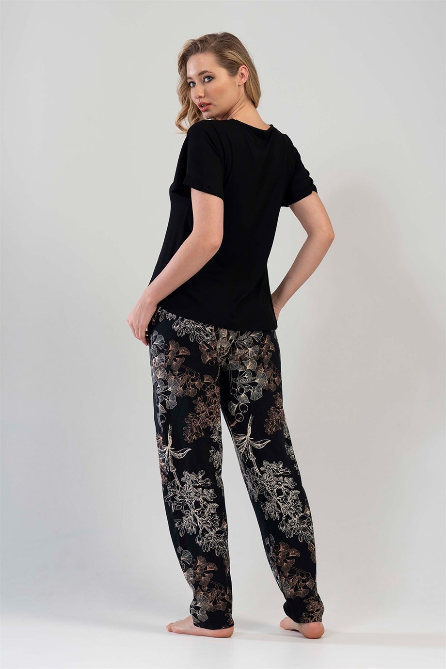 Kezokino 1112390382 Kadın Kısa Kollu  Pijama Takımı