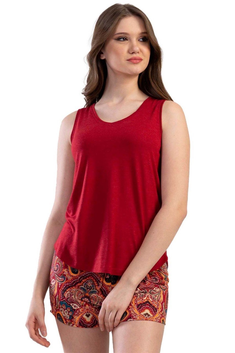 Kezokino 1113591426  Kadın Kısa Kollu Şortlu Pijama Takımı 1113591426