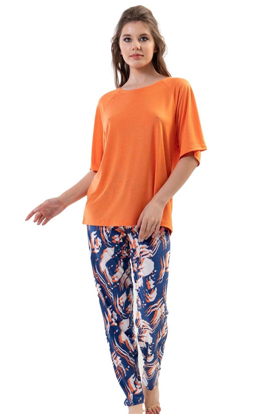 Kezokino1113650778 Kadın Kısa Kollu Pijama Takımı 1113650778