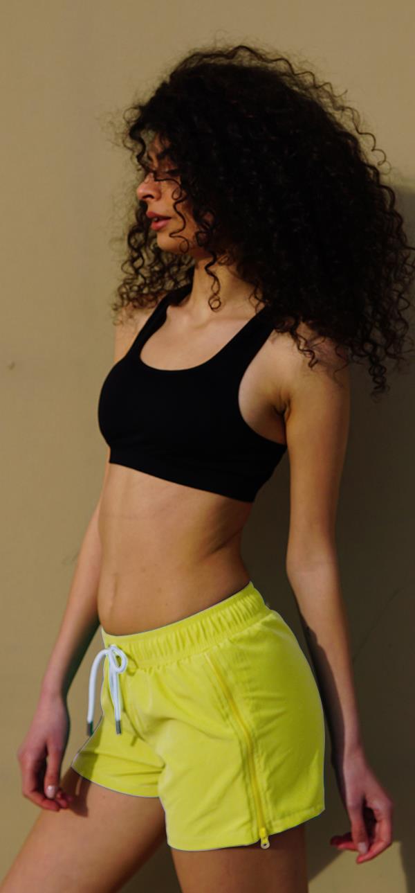 Miami Beach 816 Kadın Fermuarlı Şort