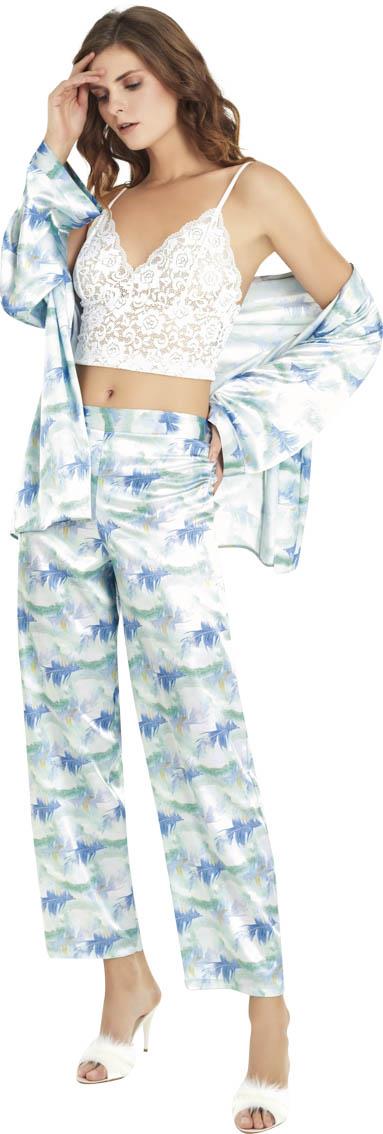 Moongirl 743 Kadın Üçlü Pijama Takım