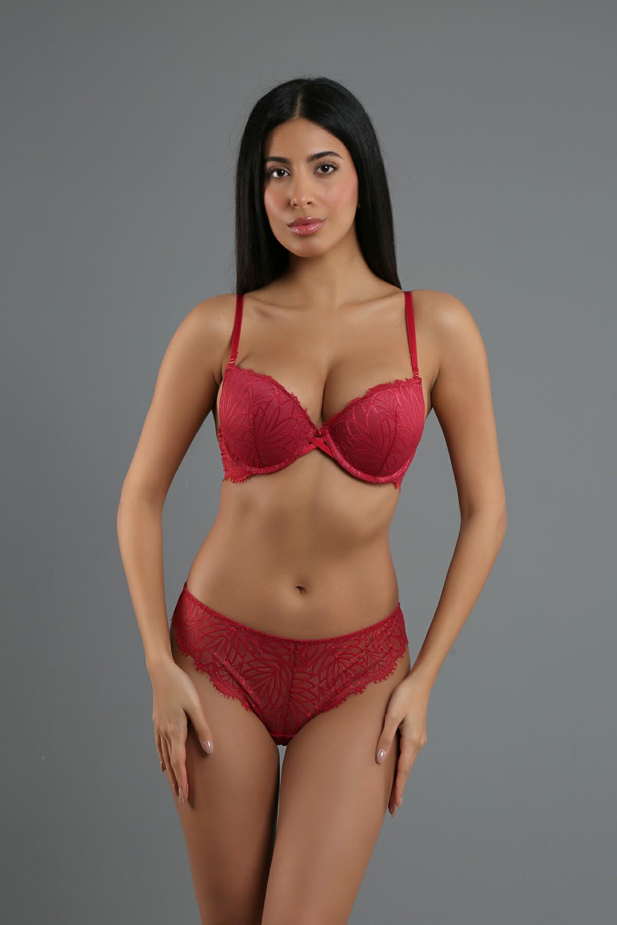 New Bra 334154  Kadın Destekli Sütyen Külot Takım