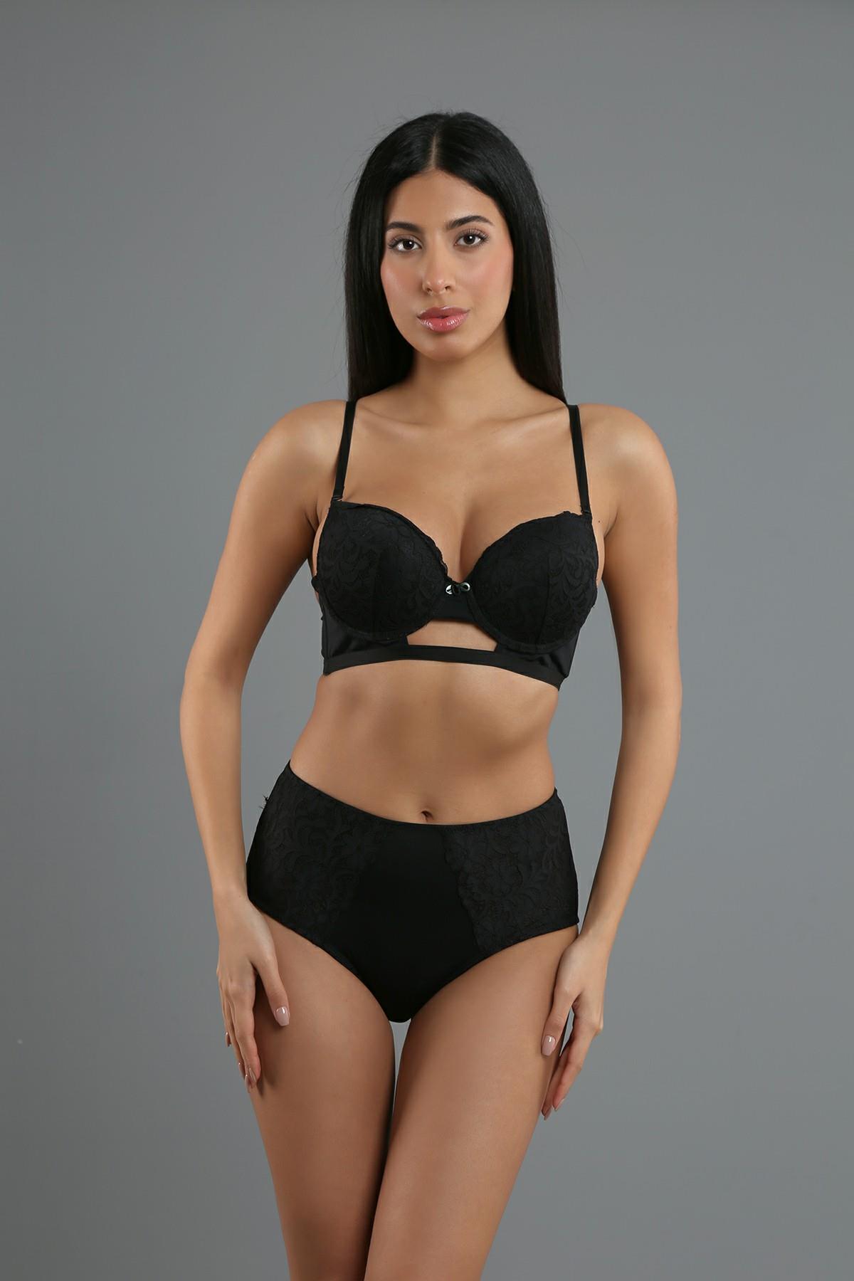 New Bra 334159 Kadın Desteksiz Sütyen Külot Takım