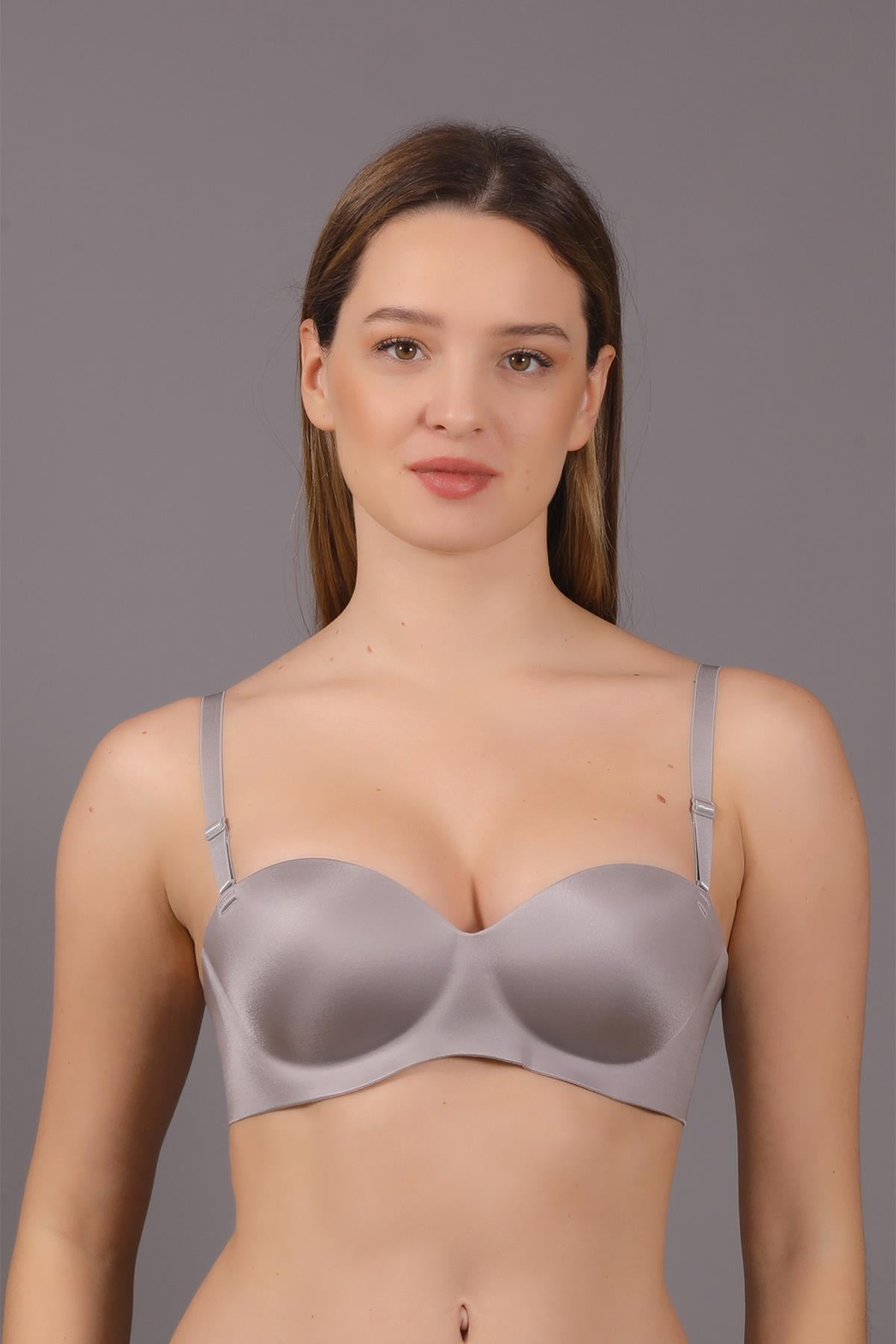 New Bra 336050 Desteksiz Straplez Lazer Kesim Sütyen