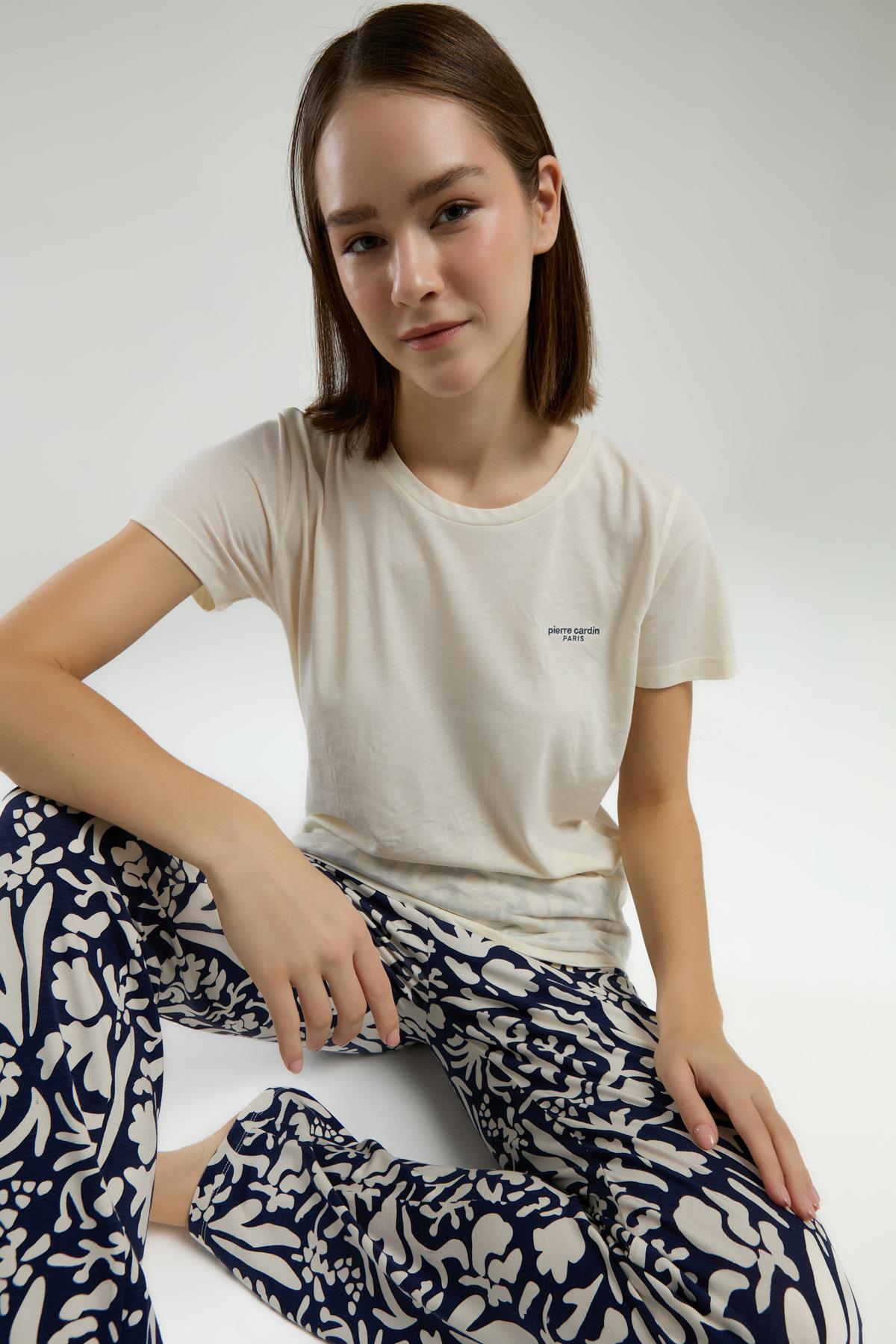 Pierre Cardin PC8973-S Kadın Kısa Kollu Pijama Takım