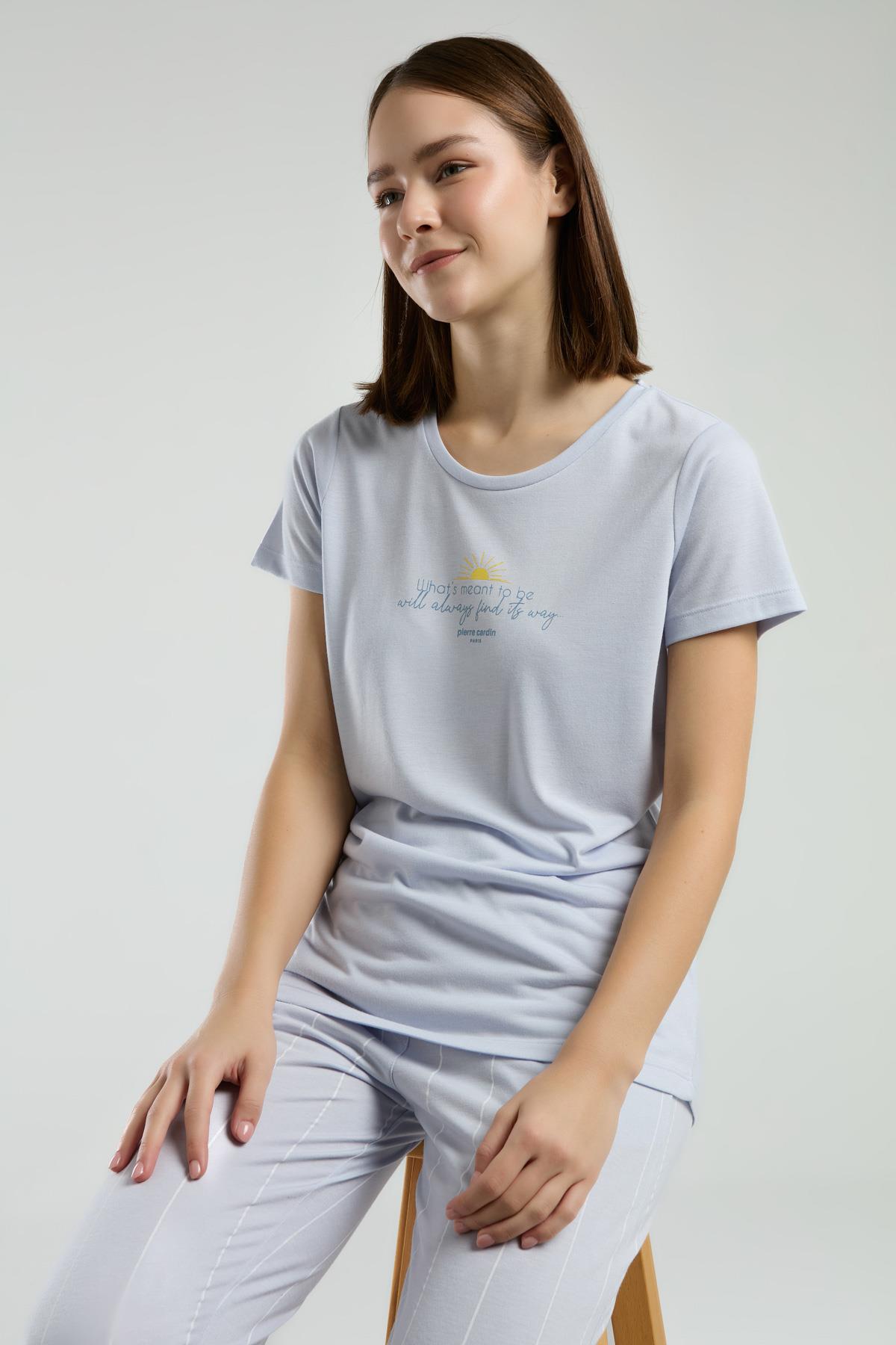 Pierre Cardin PC8978-S Kadın Kısa Kollu Pijama Takım