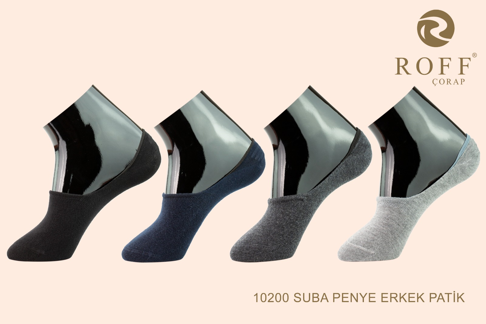 Roff 10200 Erkek Suba Penye Çorap (Syh/Gr/Ant)