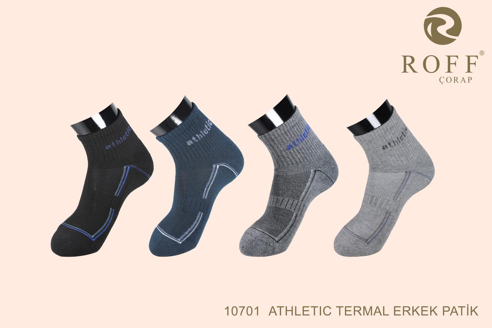 Roff 10701 Erkek Athletıc Termal Patik Çorap