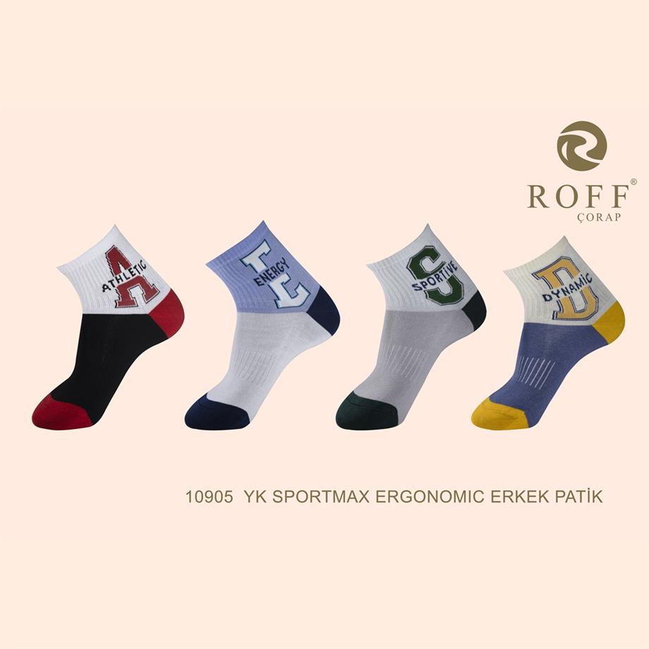 Roff 10905 Erkek Y.K Sportmax Patik Çorap