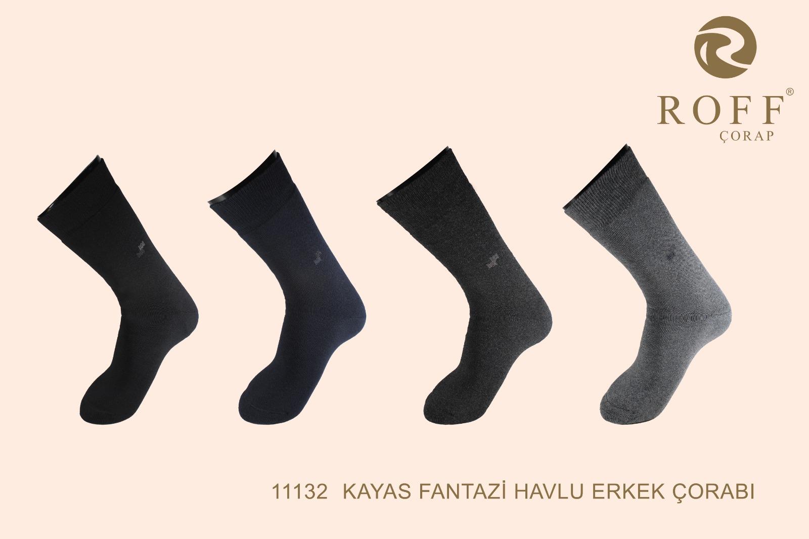 Roff 11132 Erkek Kayas Fantazi Havlu Soket Çorap