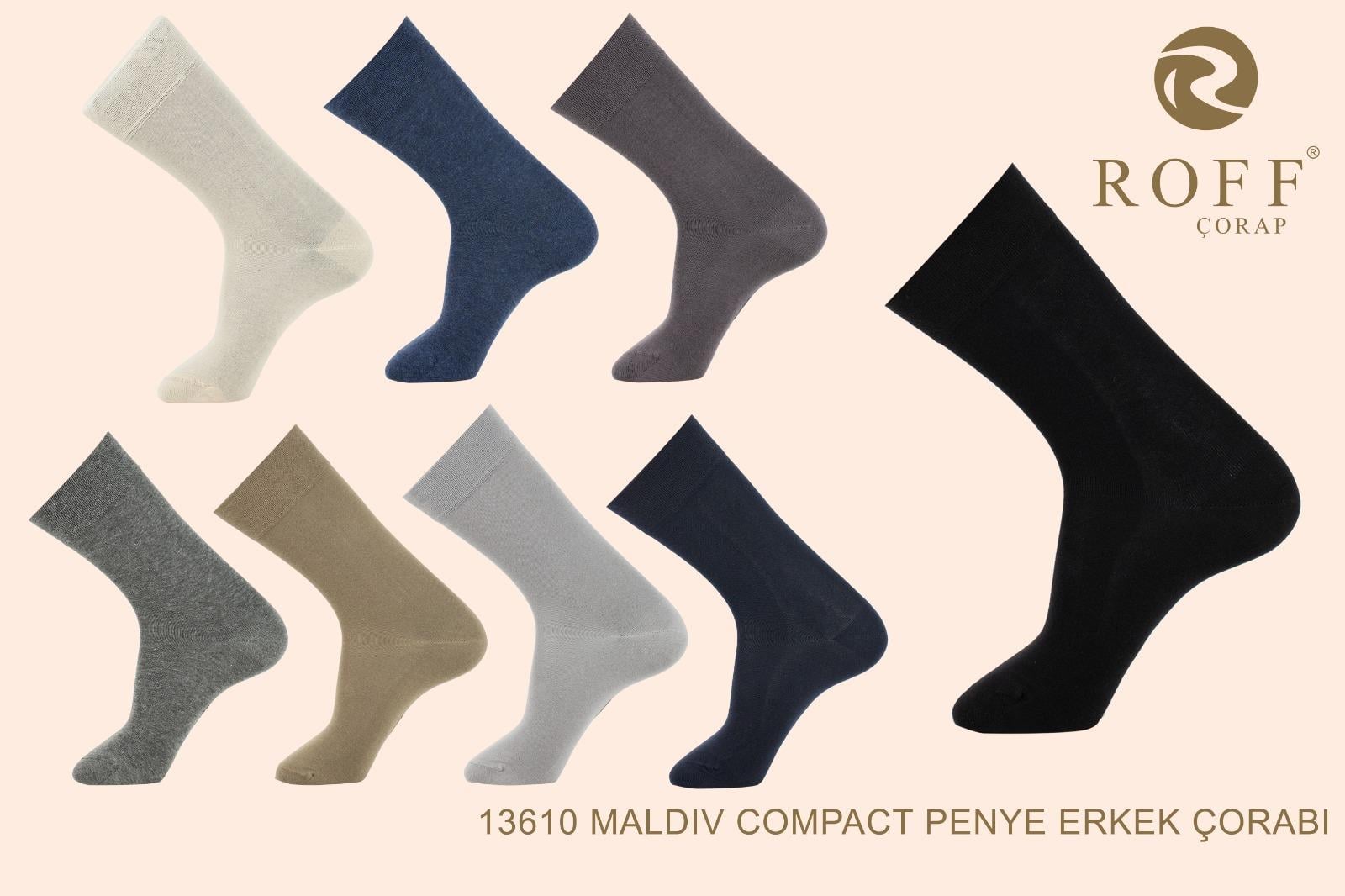 Roff 13610 Erkek Penye Soket Çorap