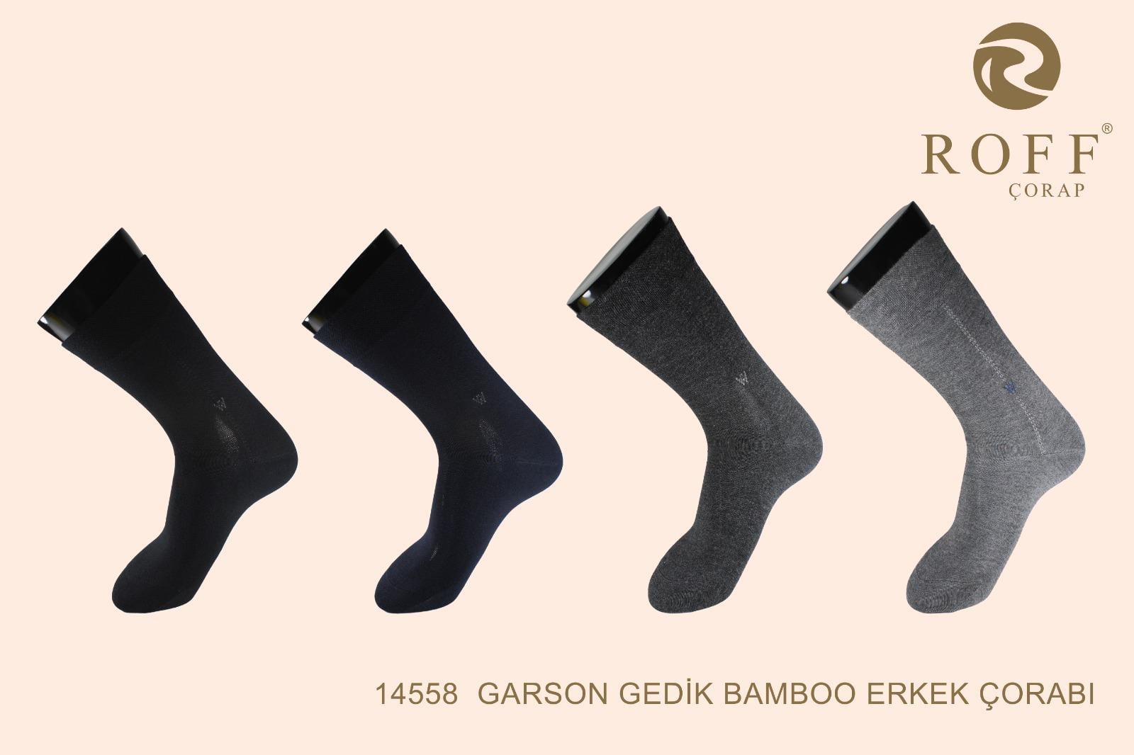 Roff 14558 Erkek Bambu Soket Çorap