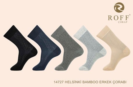 Roff 14727 Erkek Helsınkı Bambu Soket Çorap