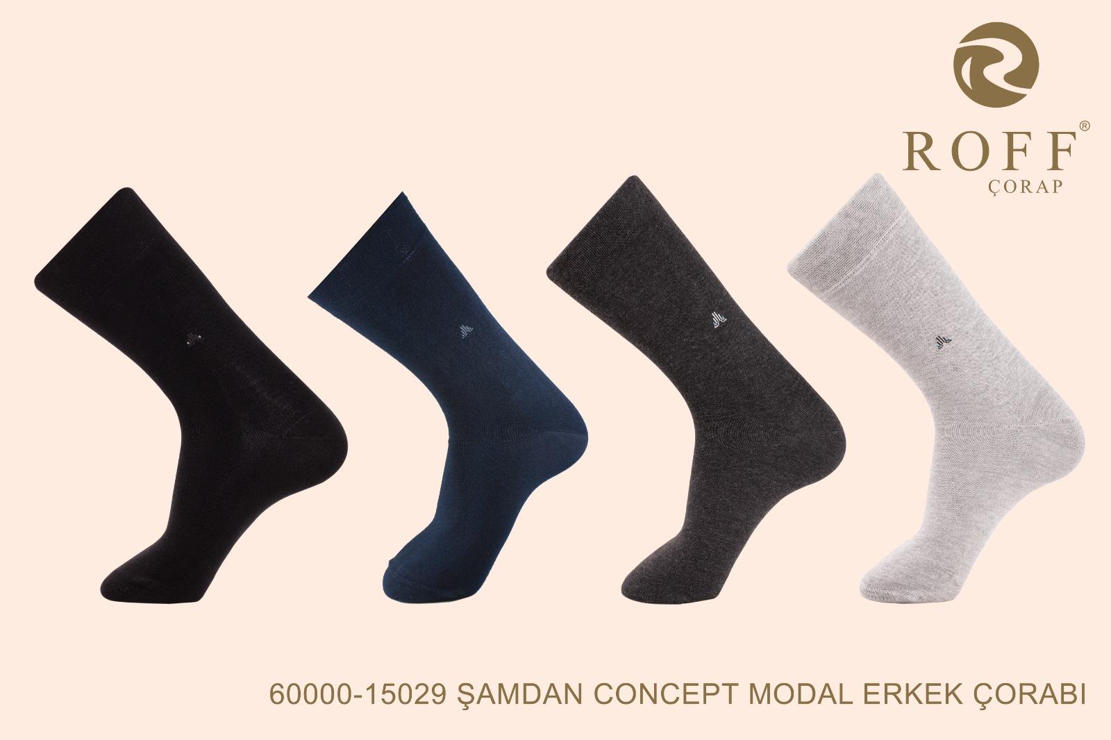 Roff 15029 Erkek Şamdan Concept Modal Soket Çorap