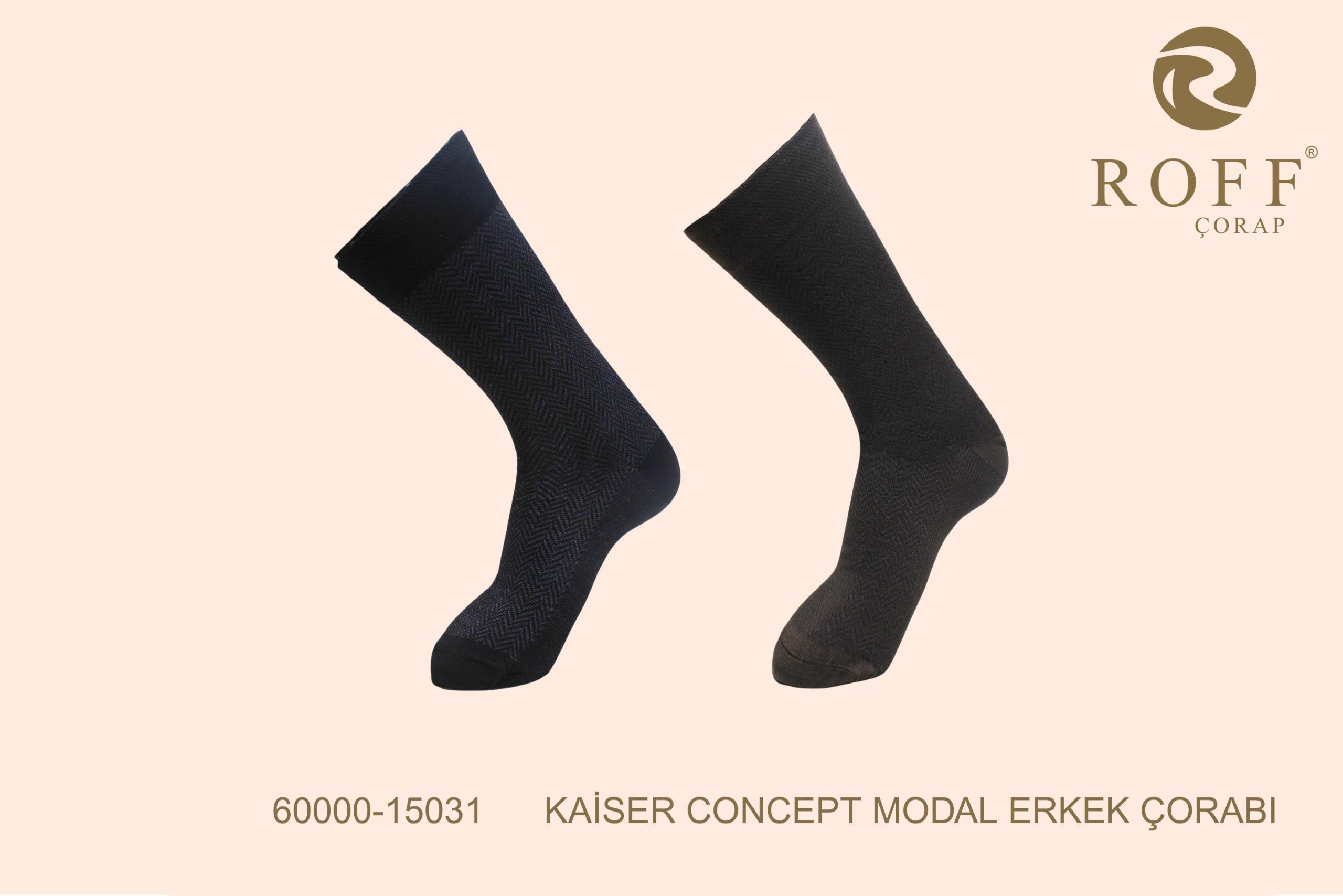 Roff 15031 Erkek Kaiser Concept Modal Soket Çorap