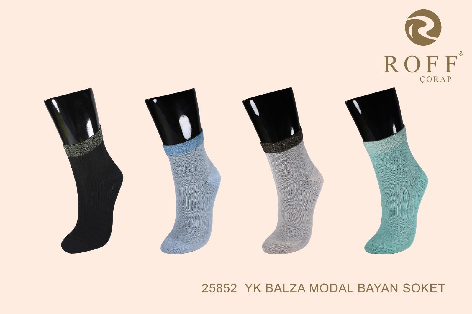 Roff 25852 Kadın Modal Soket Çorap