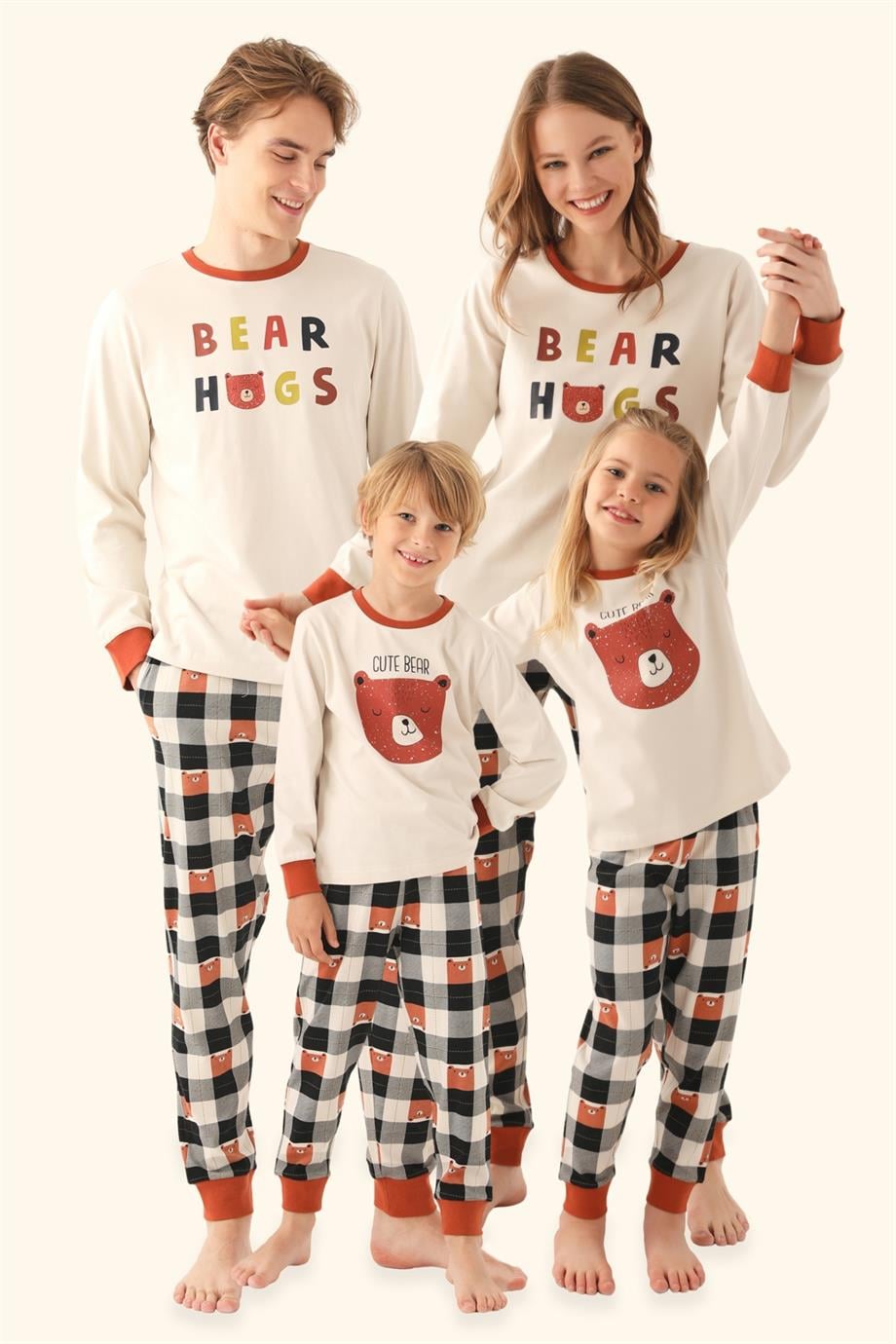 RolyPoly Kız Çocuk Bej Pijama Takımı