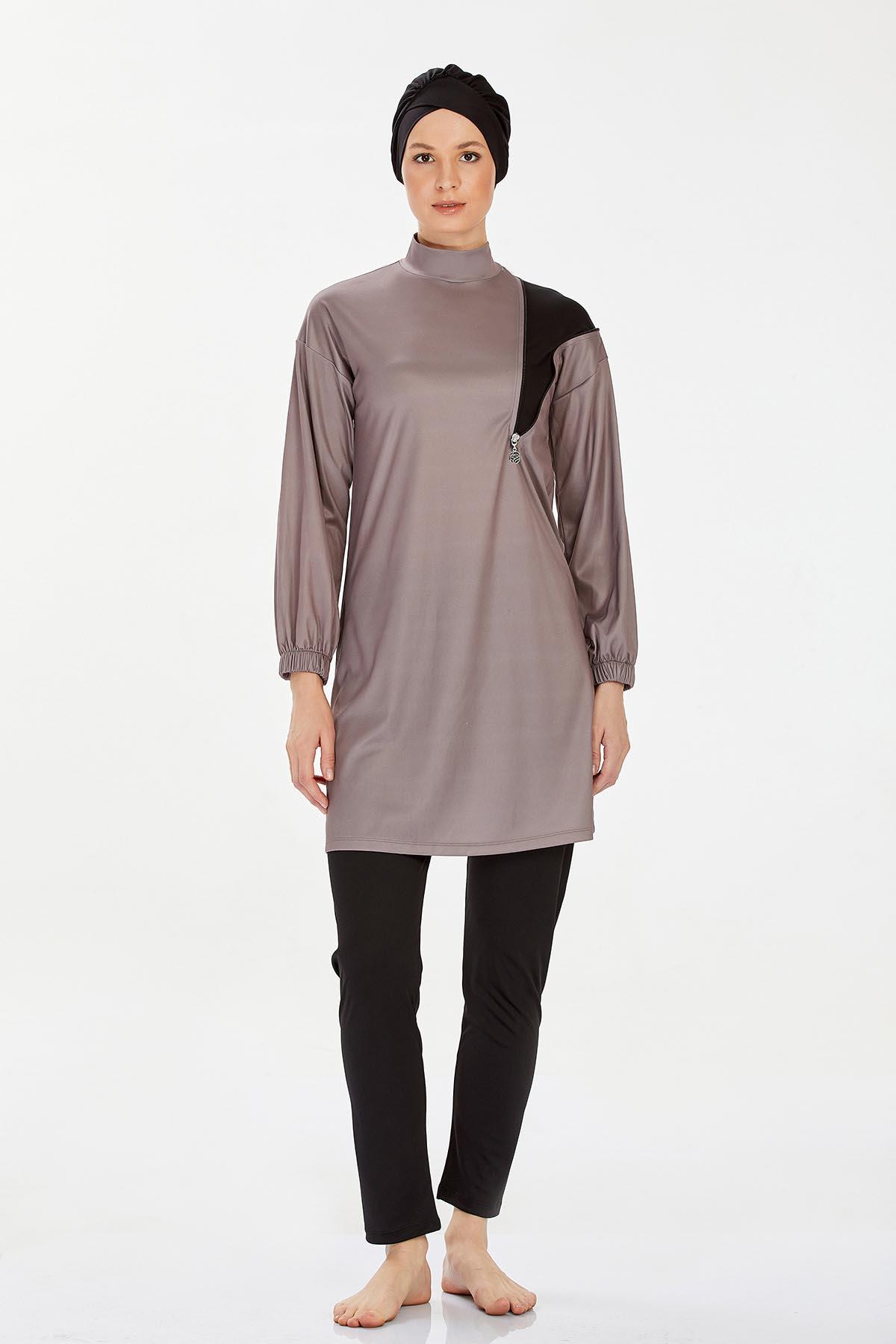 Rozamay 9238 Kadın Likralı Tam Kapalı Tesettür Mayo